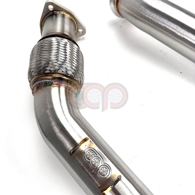 CAP Audi 3.0T Resonated Supercharged V6 Downpipes - Version 2 (V2) | 2008-2017 B8/B8.5 S4, S5, A6, A7, Q5, SQ5
