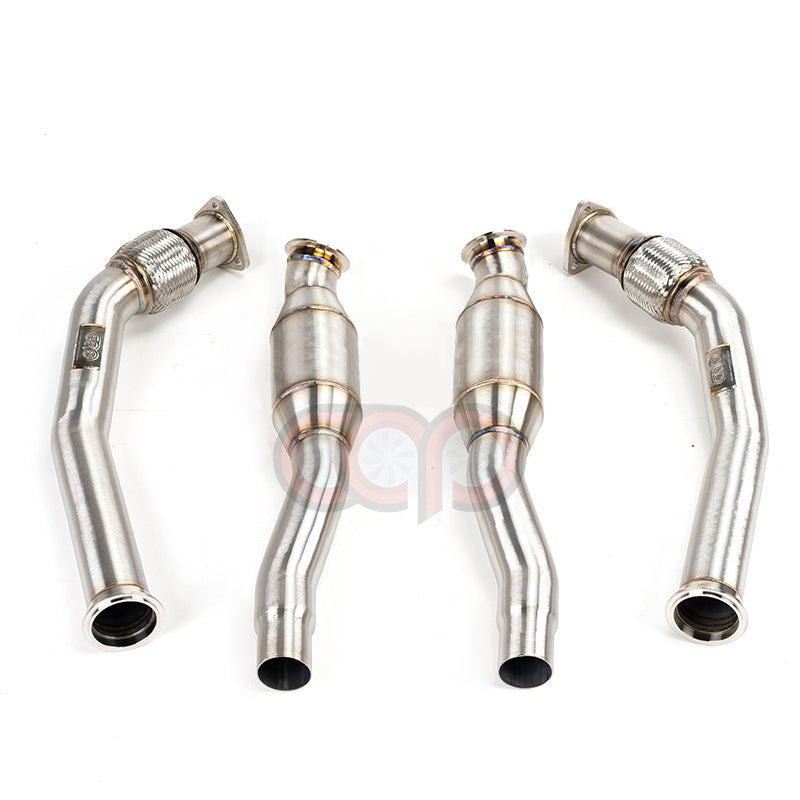 CAP Audi 3.0T Catted Supercharged V6 Downpipes - Version 2 (V2) | 2008-2017 B8/B8.5 S4, S5, A6, A7, Q5, SQ5