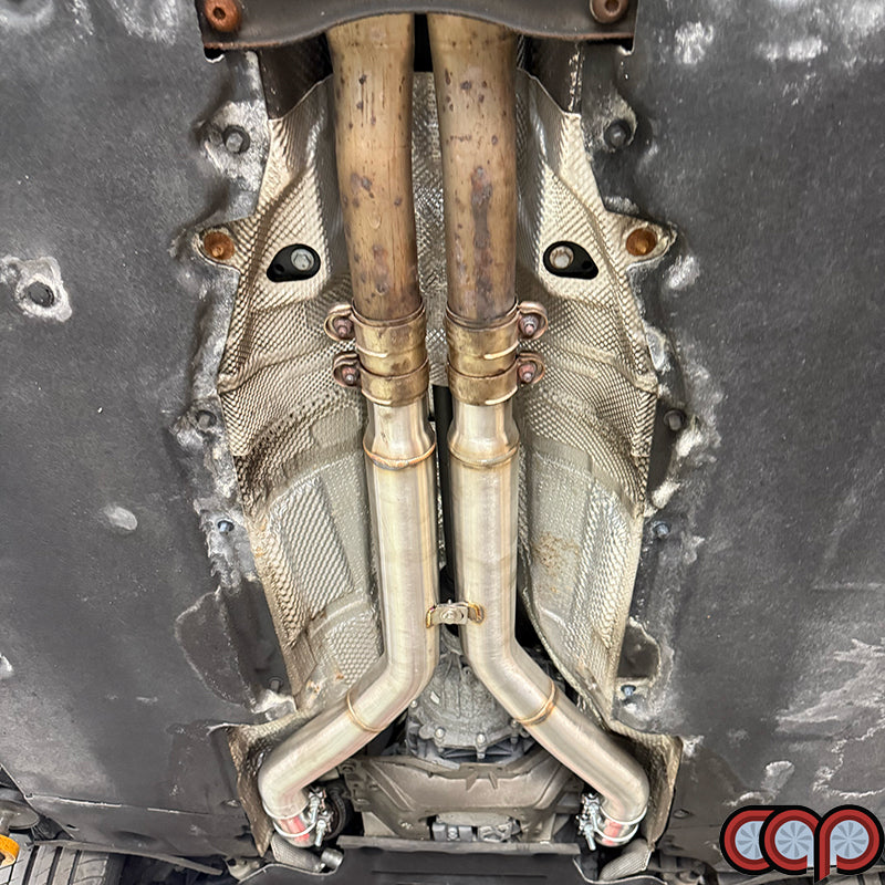 2013-2018 CAP Audi C7/C7.5 S6/RS6/S7/RS7/A8/S8 4.0T Cast Downpipes & Midpipes Exhaust Combo - V2