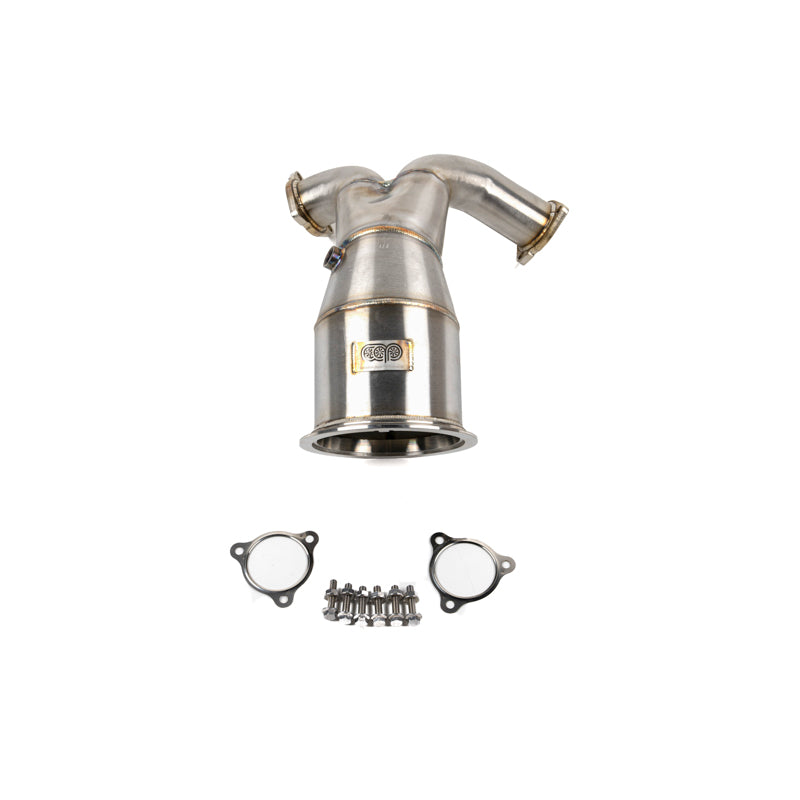 CAP 3.0T Catless Downpipe for 2018-2024 B9/B9.5 Audi S4/S5 Regular Yes Gaskets & Bolts Catless