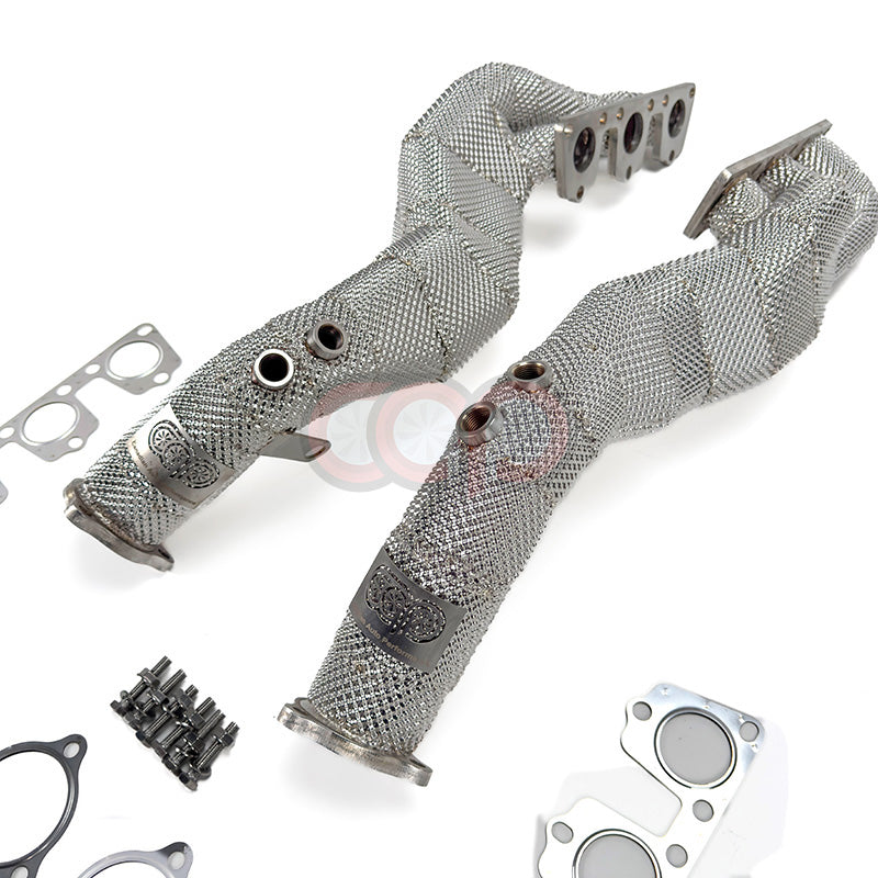 CAP Can Auto Performance Audi 3.0T Supercharged Headers - Audi B8 S4, S5, A6, A7, A8, Q5, SQ5