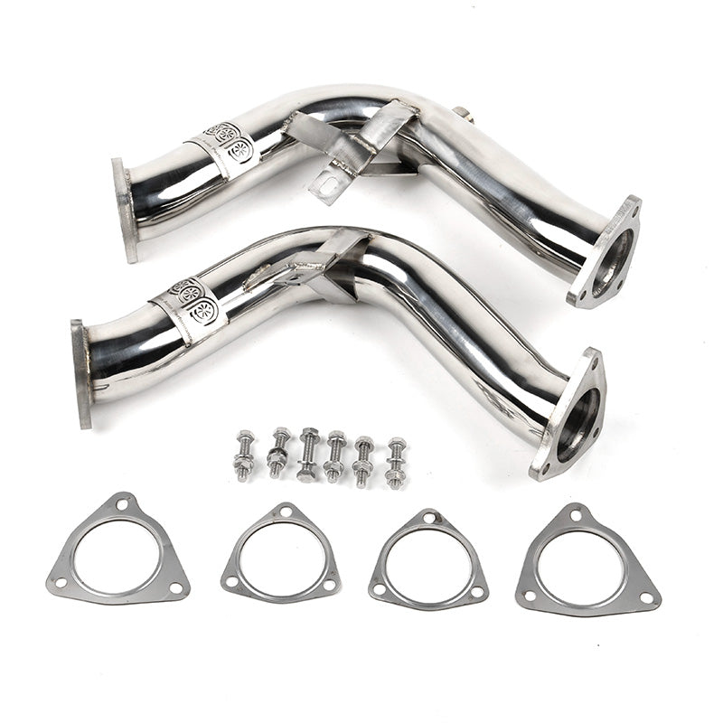 CAP Can Auto Performance Audi 3.0T Supercharged Test Pipes - Audi B8 S4, S5, A6, A7, A8, Q5, SQ5 Regular Yes Gaskets & Bolts