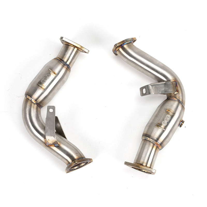 2010-2017 CAP Audi 3.0T Supercharged Resonated Test Pipes - Audi B8 S4, S5, A6, A7, A8, Q5, SQ5