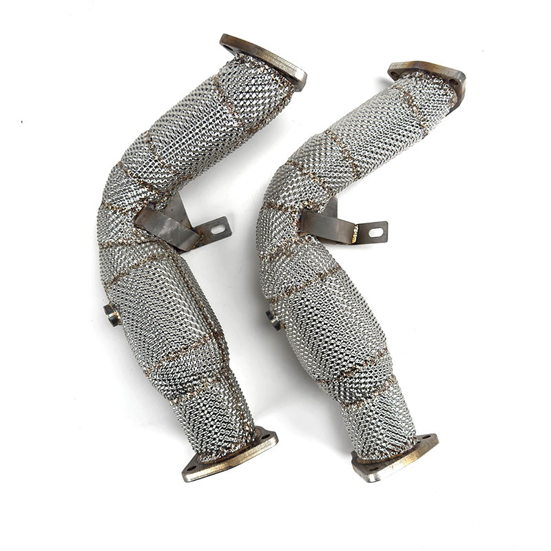 2010-2017 CAP Audi 3.0T Supercharged Resonated Test Pipes - Audi B8 S4, S5, A6, A7, A8, Q5, SQ5