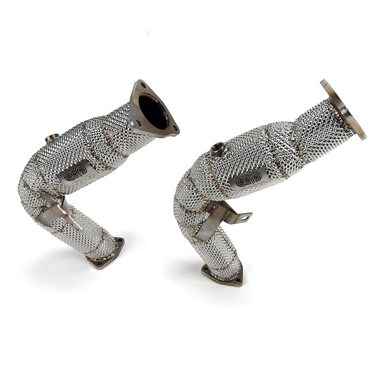 2010-2017 CAP Audi 3.0T Supercharged Resonated Test Pipes - Audi B8 S4, S5, A6, A7, A8, Q5, SQ5