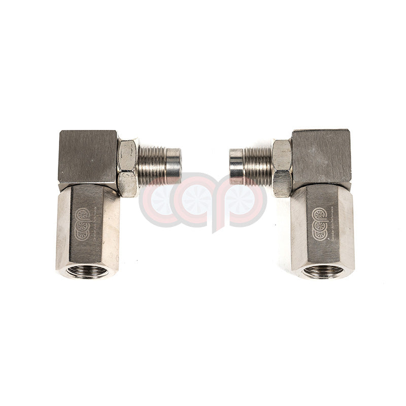CAP Can Auto Performance O2 Spacers 90 Degree - Set of 2 (Pair)