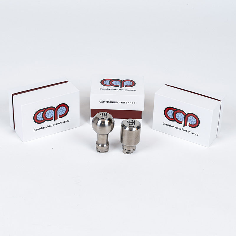 Weighted CAP Titanium Shift Knobs