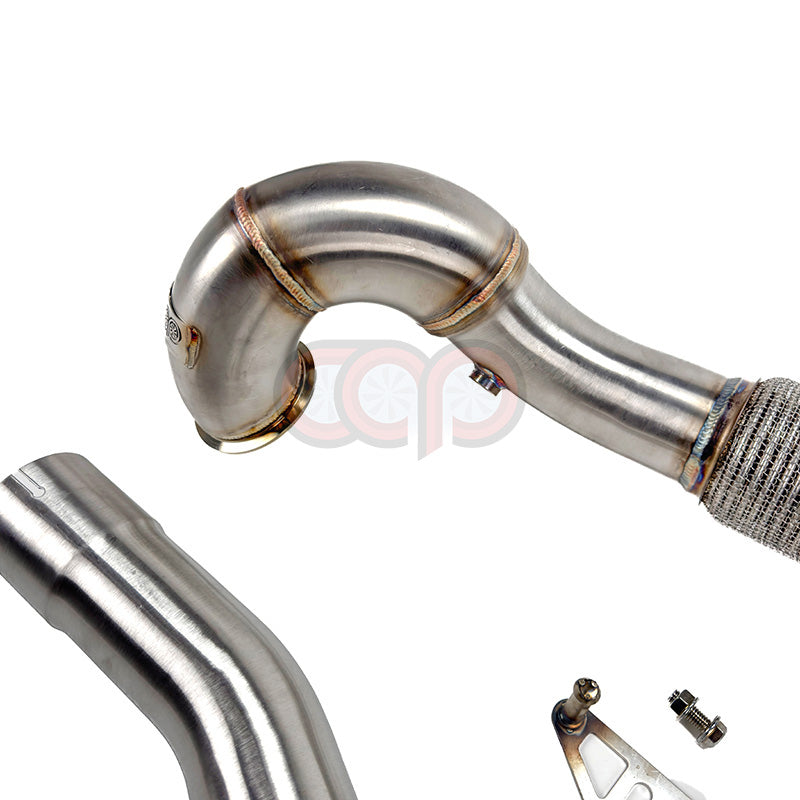 CAP VW Audi 3" 2.0T Downpipe - 2015-2021 Volkswagen MK7 Golf R, 8V Audi A3/S3 AWD