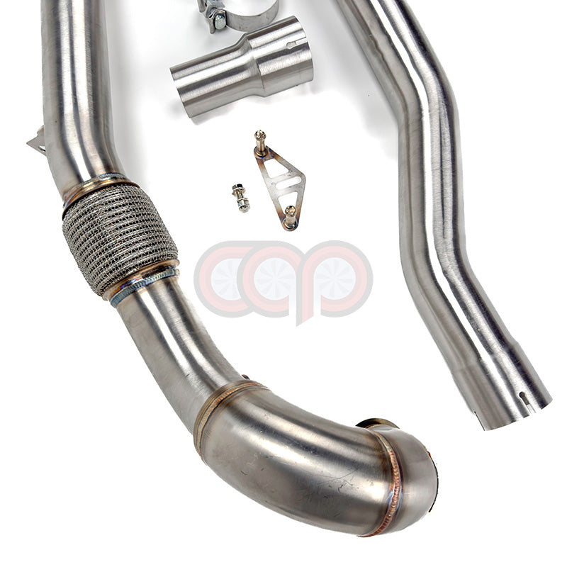 CAP VW Audi 3" 2.0T Downpipe - 2015-2021 Volkswagen MK7 Golf R, 8V Audi A3/S3 AWD