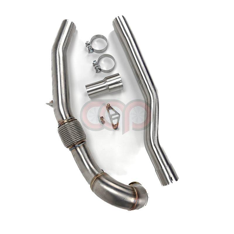 CAP VW Audi 3" 2.0T Downpipe - 2015-2021 Volkswagen MK7 Golf R, 8V Audi A3/S3 AWD