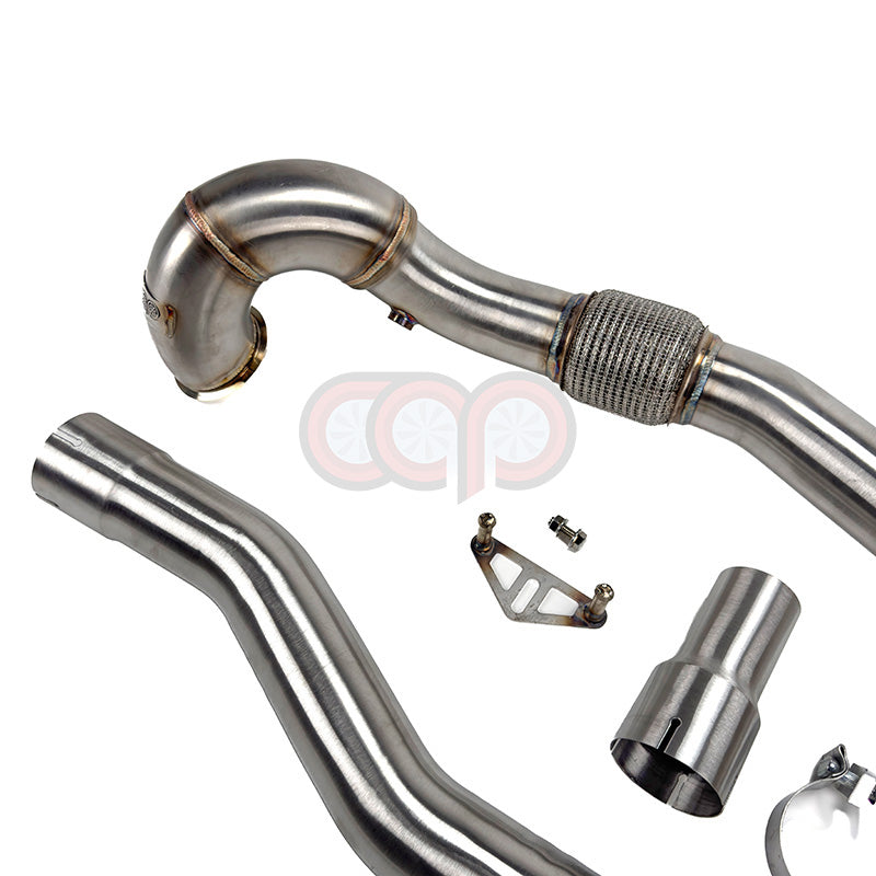 CAP VW Audi 3" 2.0T Downpipe - 2015-2021 Volkswagen MK7 Golf R, 8V Audi A3/S3 AWD