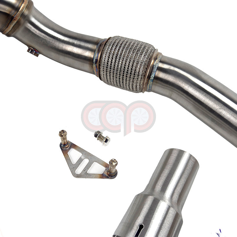 CAP VW Audi 3" 2.0T Downpipe - 2015-2021 Volkswagen MK7 Golf R, 8V Audi A3/S3 AWD