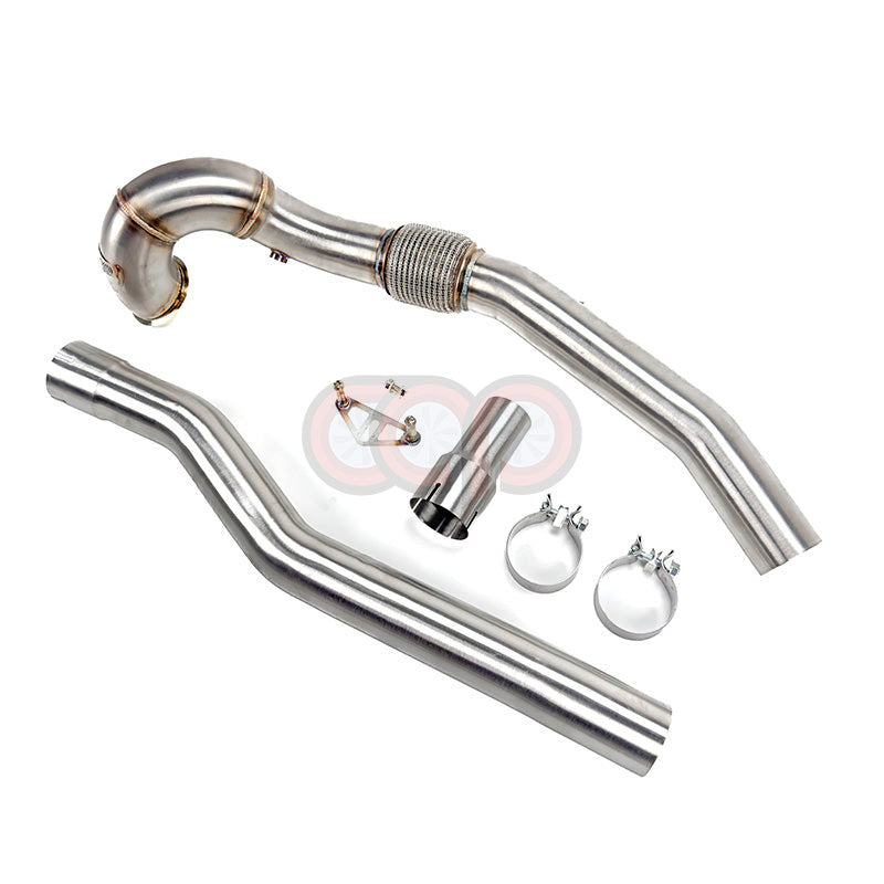 CAP VW Audi 3" 2.0T Downpipe - 2015-2021 Volkswagen MK7 Golf R, 8V Audi A3/S3 AWD