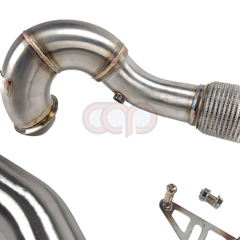 CAP VW Audi 3" 2.0T Downpipe - 2015-2021 Volkswagen MK7 Golf R, 8V Audi A3/S3 AWD