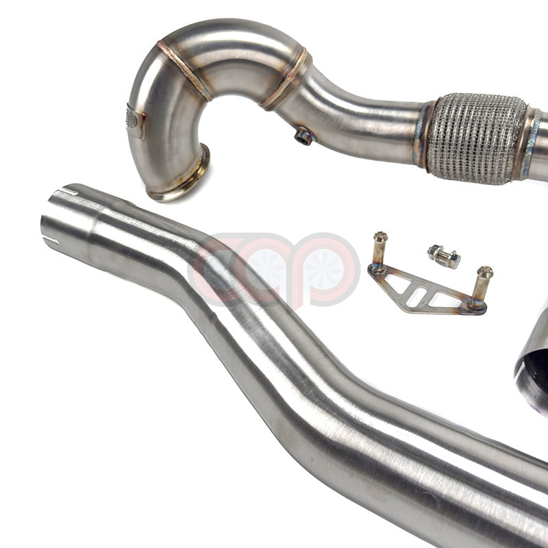 CAP VW Audi 3" 2.0T Downpipe - 2015-2021 Volkswagen MK7 Golf R, 8V Audi A3/S3 AWD