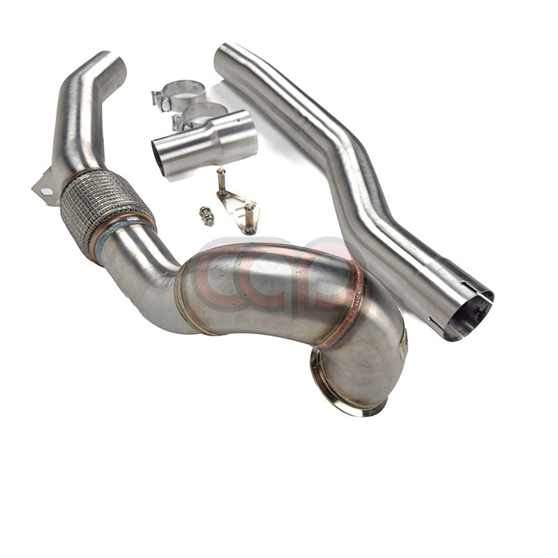 CAP VW Audi 3" 2.0T Downpipe - 2015-2021 Volkswagen MK7 Golf R, 8V Audi A3/S3 AWD
