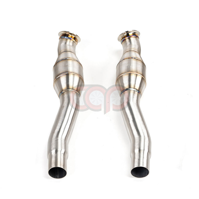 Extra Half Sections - CAP Audi Supercharged V6 Downpipes Version 2 (V2) | Regular Straight Pipe / Resonated / High Flow Catted High Flow Catted
