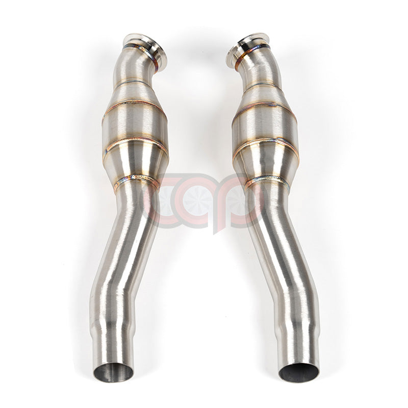 Extra Half Sections - CAP Audi Supercharged V6 Downpipes Version 2 (V2) | Regular Straight Pipe / Resonated / High Flow Catted Small Resonated