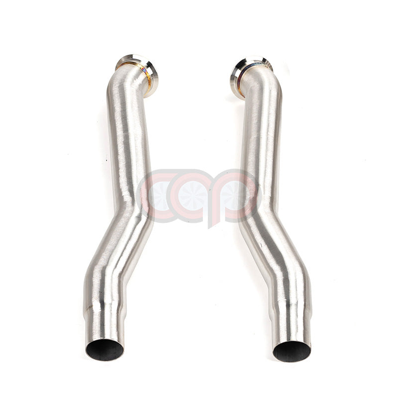 Extra Half Sections - CAP Audi Supercharged V6 Downpipes Version 2 (V2) | Regular Straight Pipe / Resonated / High Flow Catted Non-Resonated
