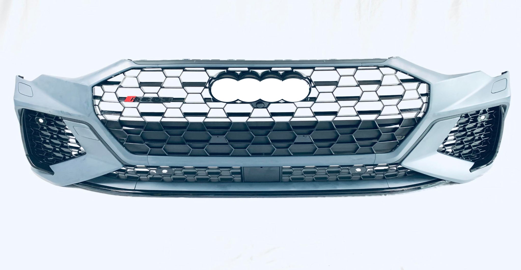 2019-2023 F3 Audi Q3 CAP Front Bumper | RSQ3 Bumper RSQ3 Grille (Black Frame Black Mesh)