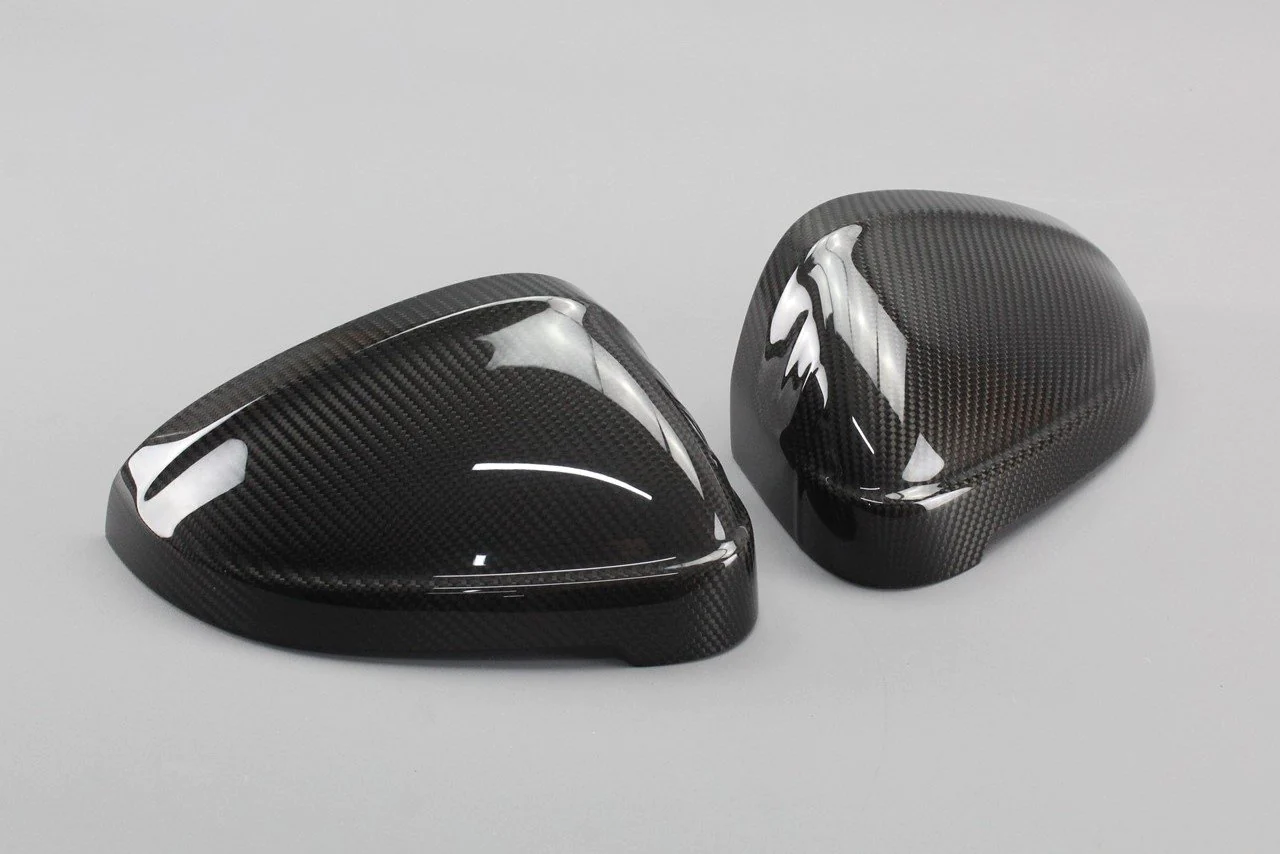Genuine Audi Carbon Fiber Mirror Caps (Pair) - 2017-2022 B9 Audi A4, S4, A5, S5, RS5
