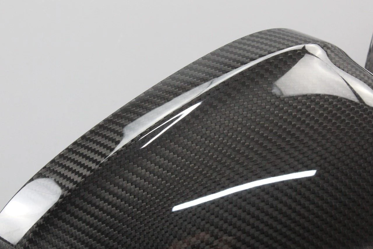 Genuine Audi Carbon Fiber Mirror Caps (Pair) - 2017-2022 B9 Audi A4, S4, A5, S5, RS5