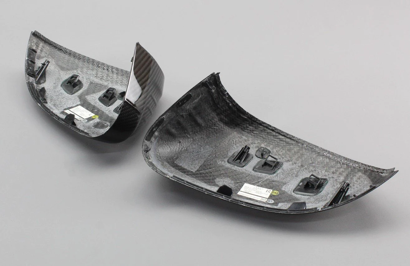 Genuine Audi Carbon Fiber Mirror Caps (Pair) - 2017-2022 B9 Audi A4, S4, A5, S5, RS5
