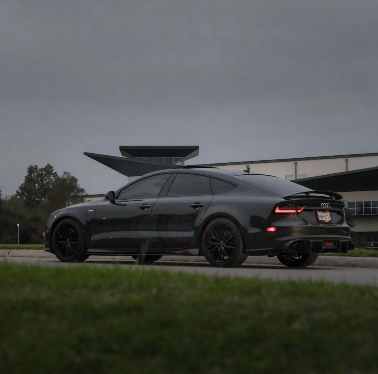 2012-2015 C7 Audi A7 S-Line/S7 - CAP Carbon Fiber Diffuser - V1