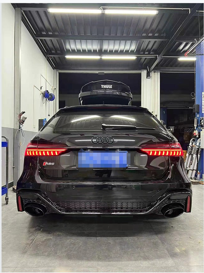 2019-2024 C8 Audi A6 Allroad CAP Rear Bumper & Diffuser Kit | RS C8 RS6 Rear Bumper & Diffuser Kit
