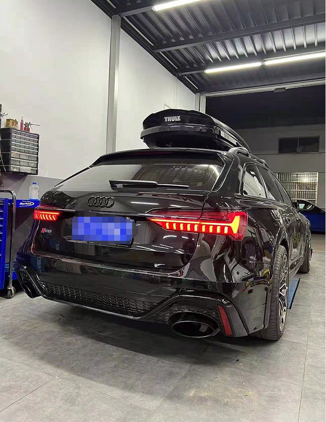 2019-2024 C8 Audi A6 Allroad CAP Rear Bumper & Diffuser Kit | RS C8 RS6 Rear Bumper & Diffuser Kit