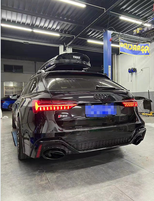 2019-2024 C8 Audi A6 Allroad CAP Rear Bumper & Diffuser Kit | RS C8 RS6 Rear Bumper & Diffuser Kit