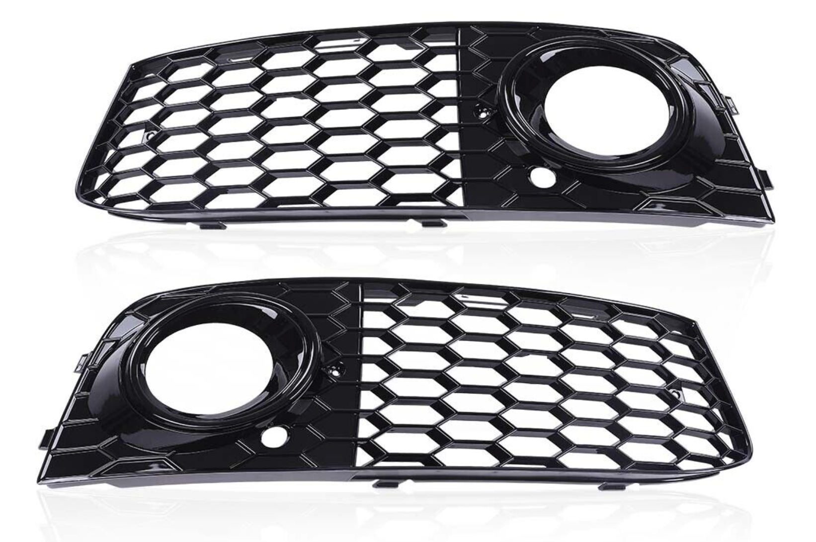 2009-2012 Audi RS4 Honeycomb Fog Grilles | B8 Audi A4 Non S-Line 2009-2012 B8 Audi A4 non S-Line
