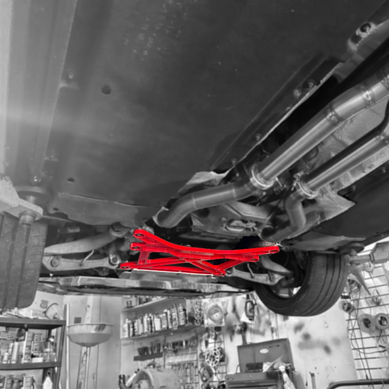 CAP Can Auto Performance X-Brace Billet Aluminum Drivetrain Reinforcement | 2010-2017 B8/B8.5 Audi A4/S4, A5/S5/RS5, Q5/SQ5