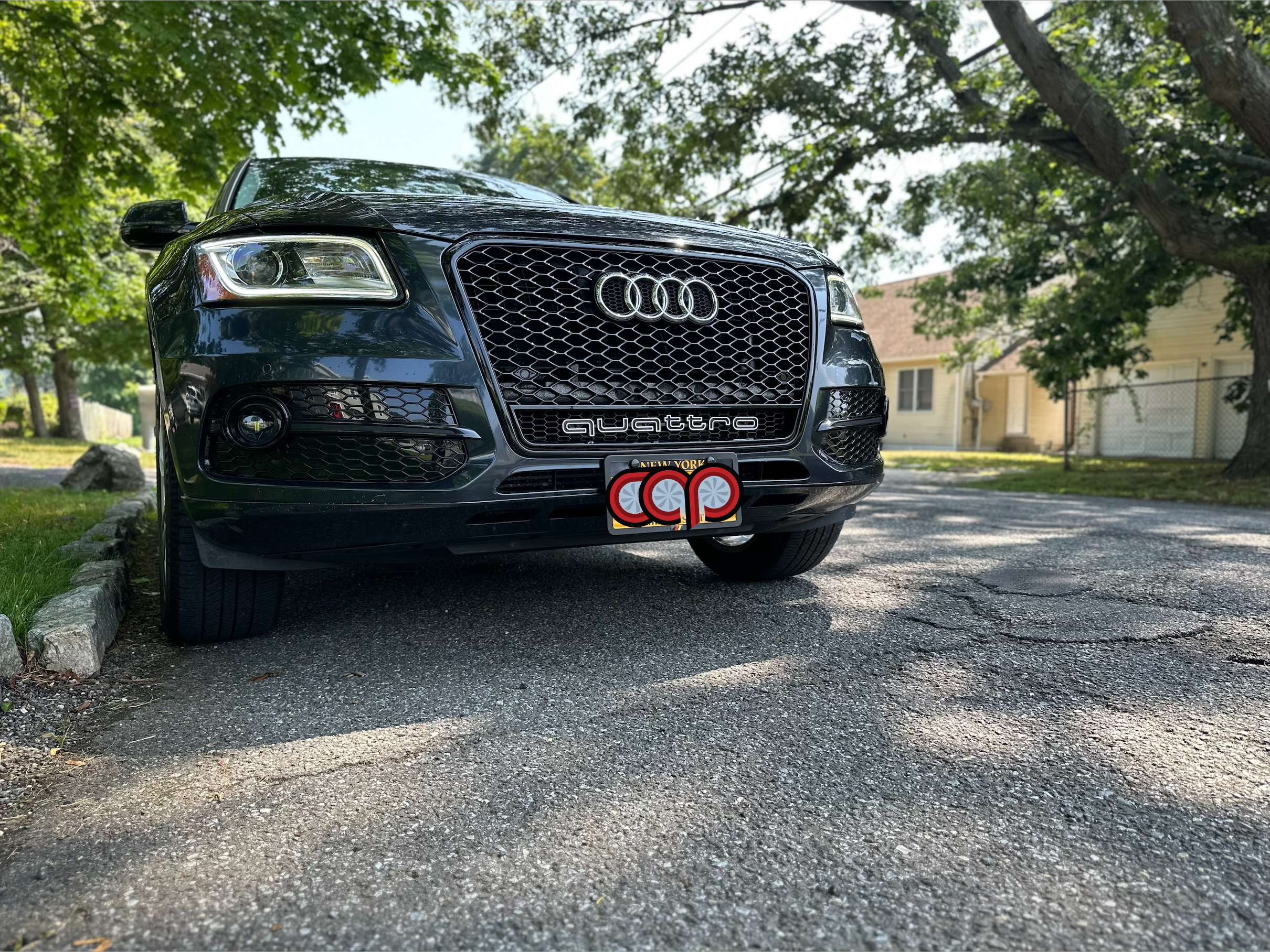 2013-2017 Audi RSQ5 Honeycomb Fog Grilles | 8R.5 B8.5 Audi Q5 Non S-Line