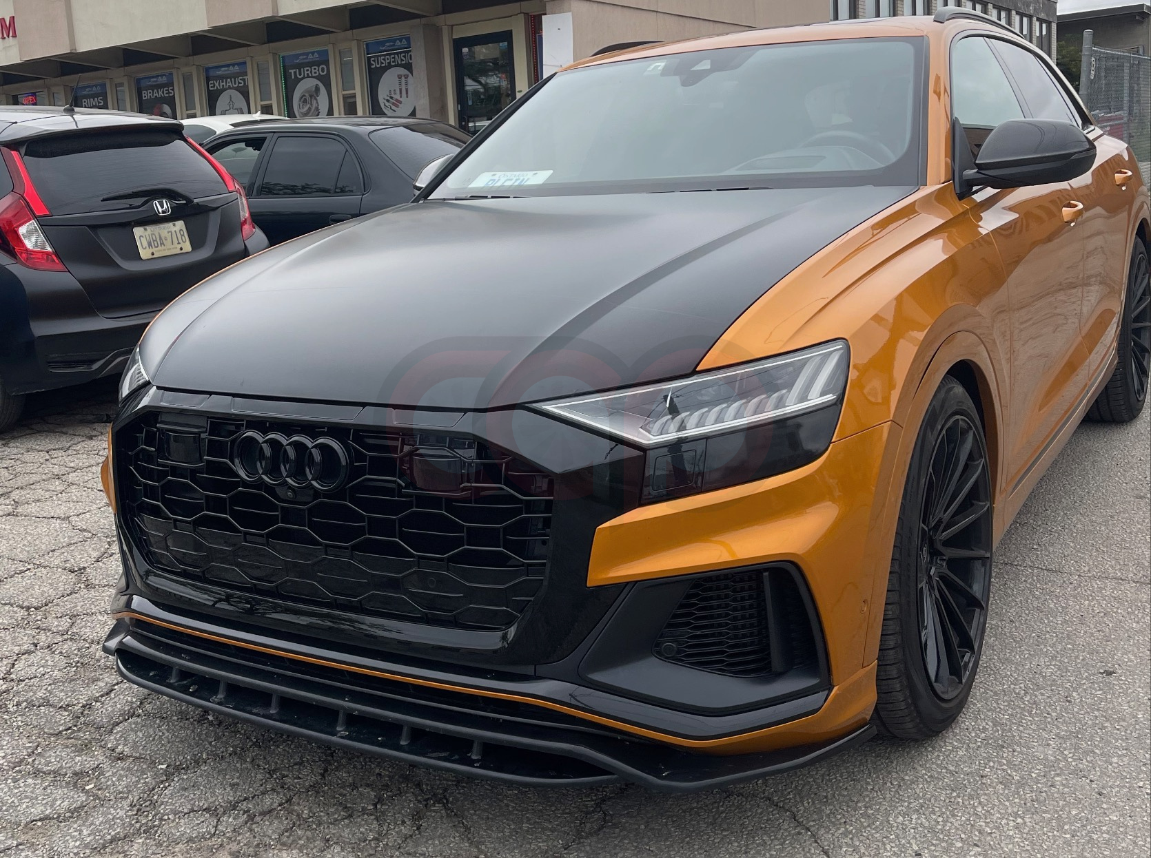 2019-2023 Audi RSQ8 Honeycomb Grille with ACC | 4M B9 Audi Q8/SQ8