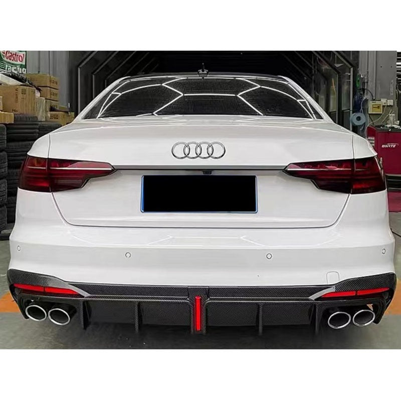 2020-2025 B9.5 Audi S4 - CAP Carbon Fiber Diffuser - Vertical LED V2