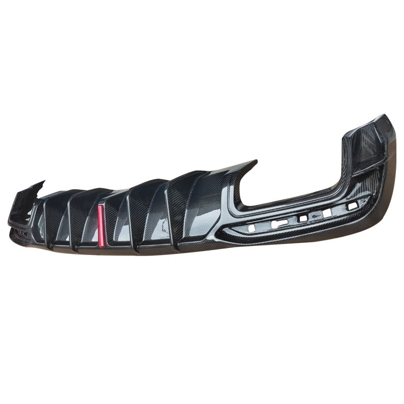 2020-2025 B9.5 Audi S4 - CAP Carbon Fiber Diffuser - Vertical LED V2 Carbon Diffuser