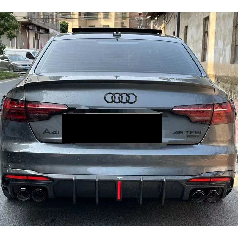 2020-2025 B9.5 Audi S4 - CAP Carbon Fiber Diffuser - Vertical LED V2