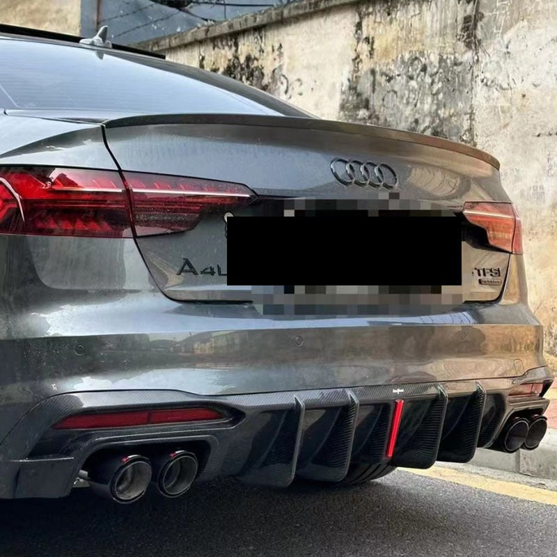 2020-2025 B9.5 Audi S4 - CAP Carbon Fiber Diffuser - Vertical LED V2
