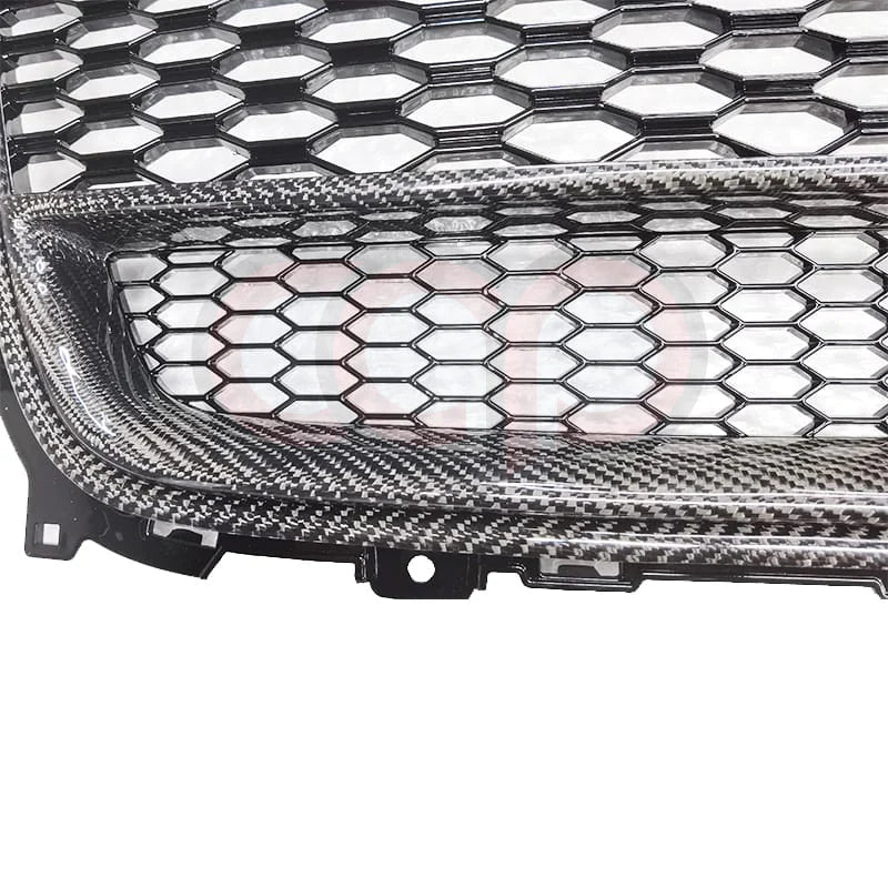 2015 Audi RS4 Real Carbon Fiber Honeycomb Grille With No Quattro Badge