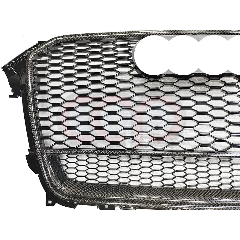 2013-2016 Audi RS4 Honeycomb Grille | B8.5 Audi A4/S4 | Real Carbon Fiber