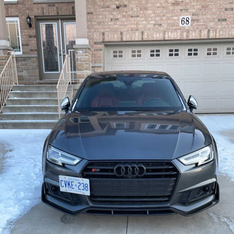 2017-2018 B9 Audi A4 S-Line/S4 - CAP Carbon Fiber Front Lip - V2