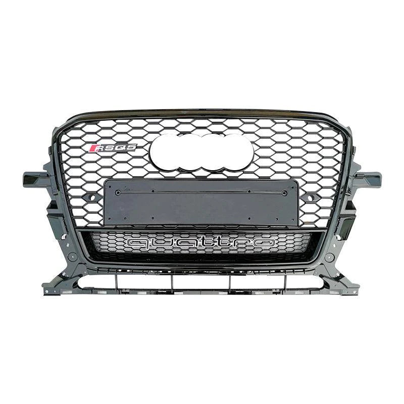 2013-2017 Audi RSQ5 Honeycomb Grille Quattro | B8.5 Audi Q5/SQ5 Black Frame Black Mesh Black Lower Frame