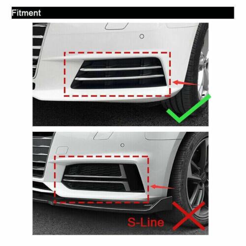 2017-2018 Audi RS4 Honeycomb Fog Grilles | 2017-2018 B9 Audi A4 Non S-Line Non ACC