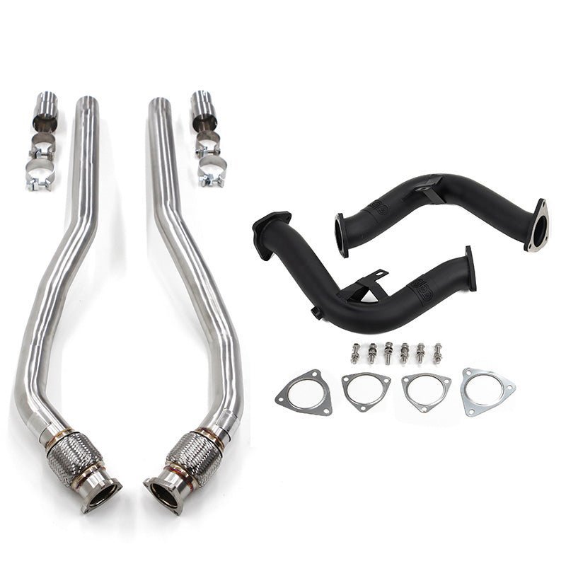 Ultimate CAP Exhaust Combo - Audi 3.0T Supercharged Test Pipes & Downpipes - Audi B8 S4, S5, A6, A7,Q5, SQ5