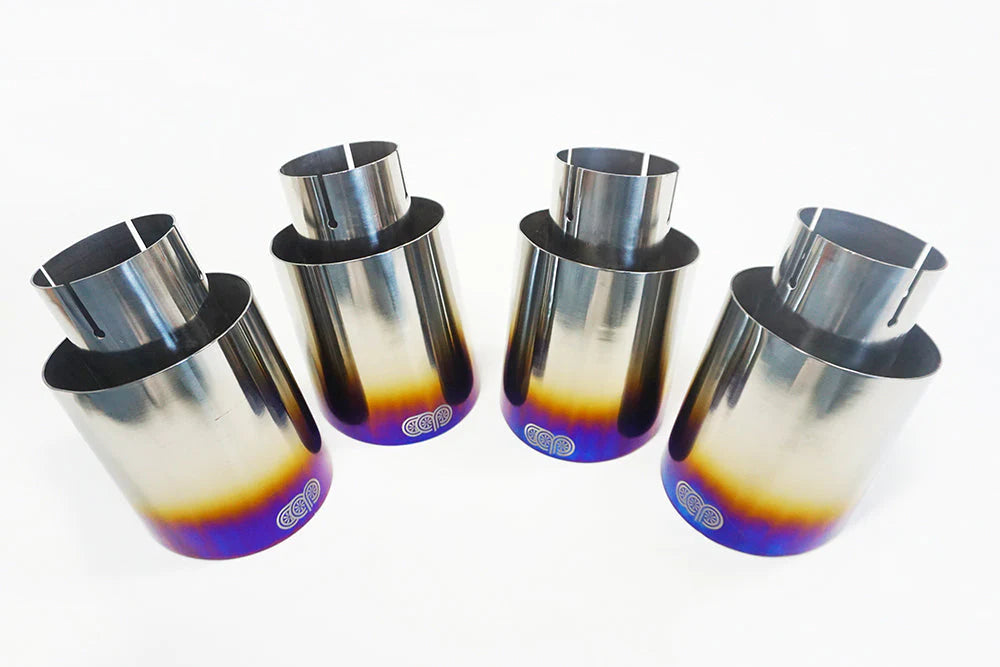CAP Titanium Exhaust Tips | 3.5" 4.0" 4.5" for Audi, BMW, Mercedes-Benz