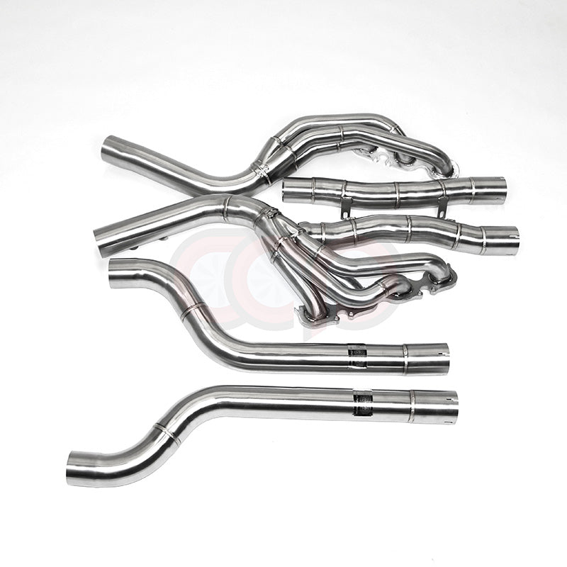 CAP M156 6.2 V8 Longtube Headers + Downpipes | Mercedes-Benz W204 C63