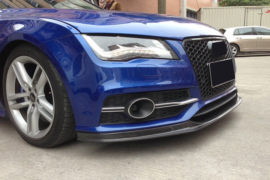 2012-2015 C7 Audi A7 S-Line/S7 - CAP Carbon Fiber Front Lip