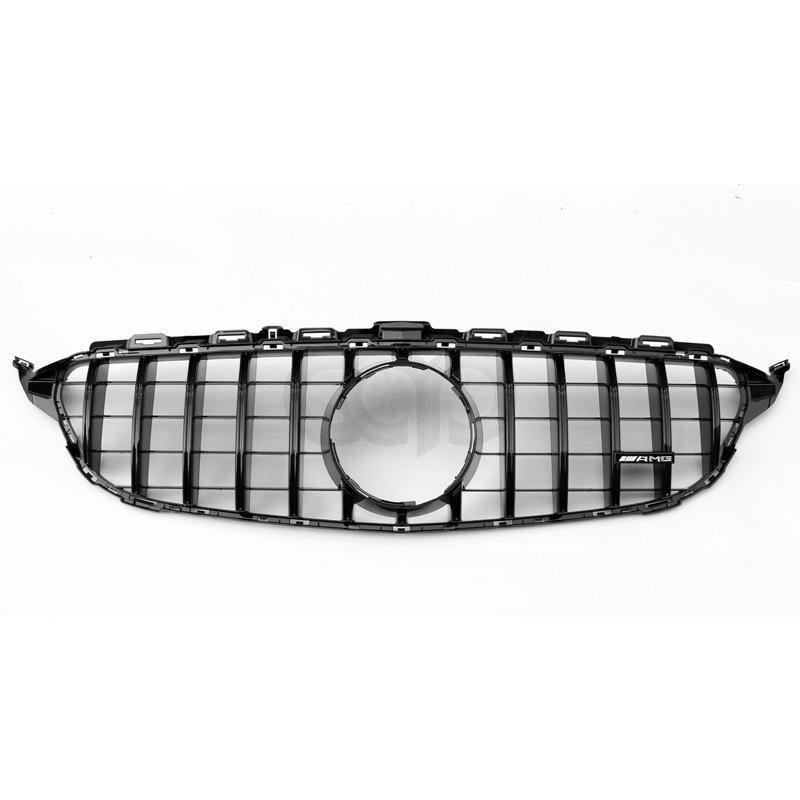 2019-2021 Mercedes-Benz C-Class GTR Style Front Grille | W205 Gloss Black