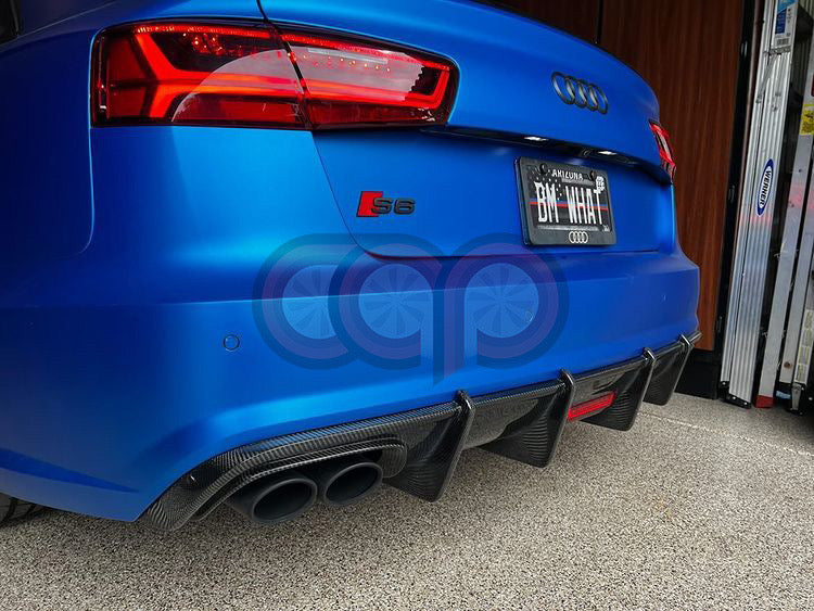 2016-2018 C7.5 Audi A6 S-Line/S6 - CAP Carbon Fiber Diffuser